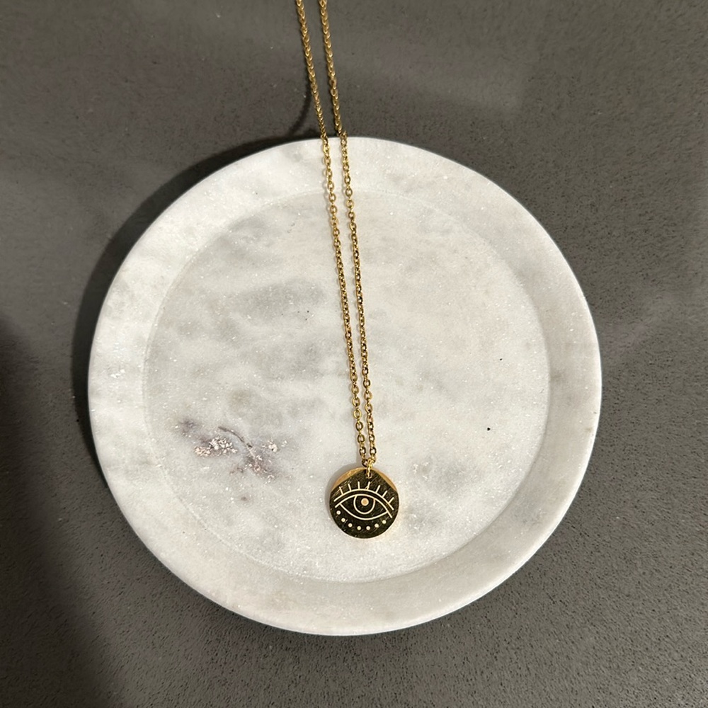 Evil Eye Gold Necklace